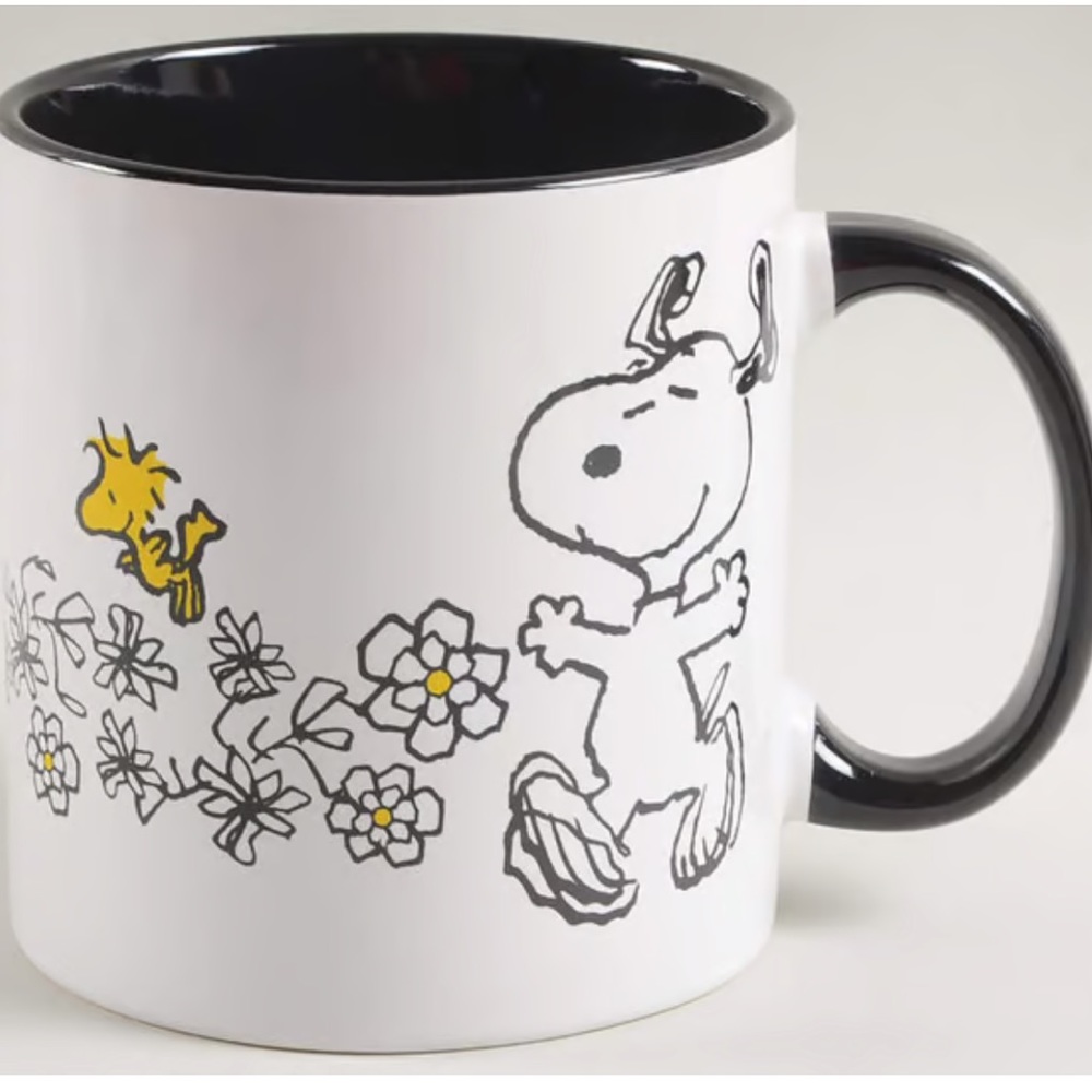 Peanuts Snoopy & Woodstock Floral Spring Mug